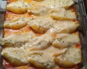 stuffed cheese shells for dinner