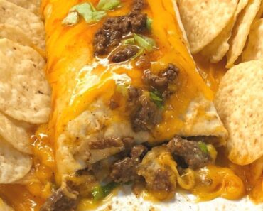  Beef and Cheese Mexican Sanchiladas 