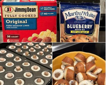 Blueberry Sausage Mini Muffins Recipe: