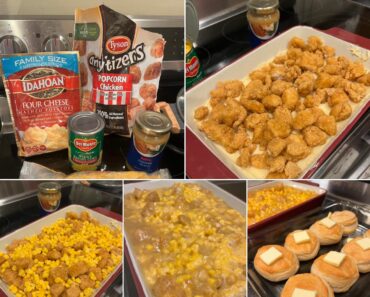 Homemade KFC Bowl Casserole with Biscuits recipe