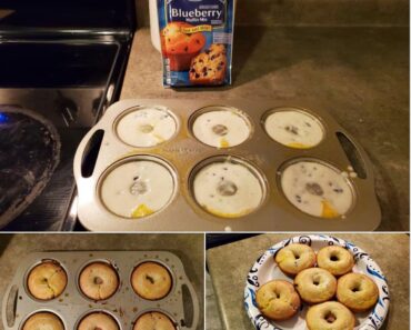 Blueberry Muffin Donuts recipe