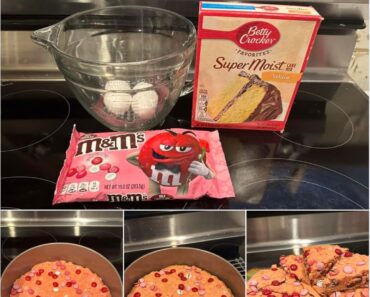 M&M’s Cake/Cookie Recipe