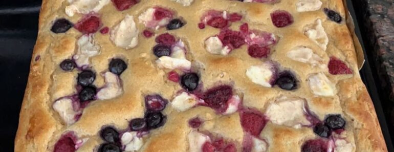 Baked Berry Protein Pancake Casserole: On-the-Go Power Breakfast