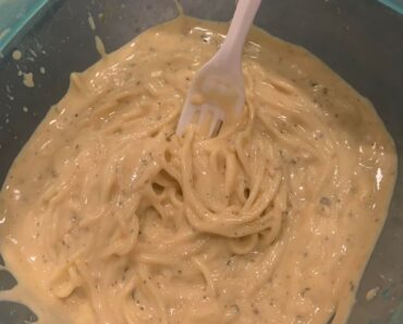 white sauce spaghetti with shredded chicken recipe