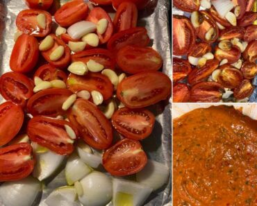 Homemade Roasted Tomato Pasta Sauce recipe