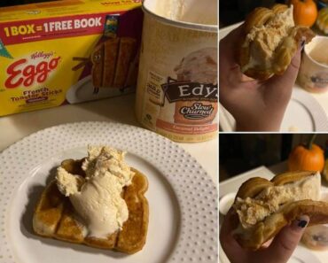 Eggo French Toast Stick Ice Cream Fold