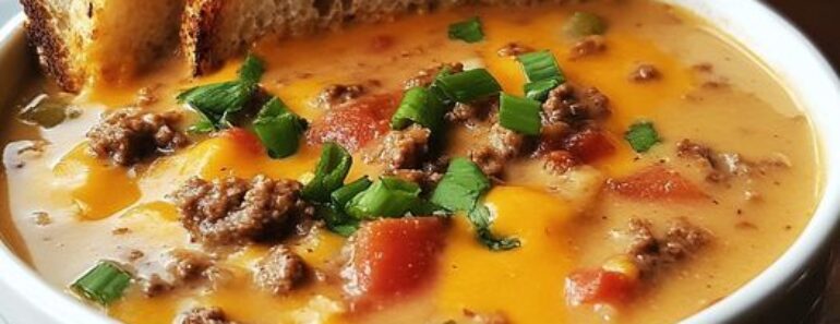 Cheeseburger Soup Recipe