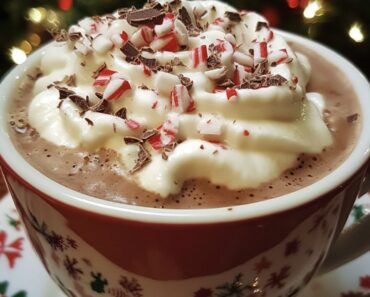 Christmas Eve Creamy Crockpot Hot Chocolate