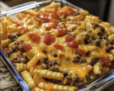 Cheeseburger French Fry Casserole